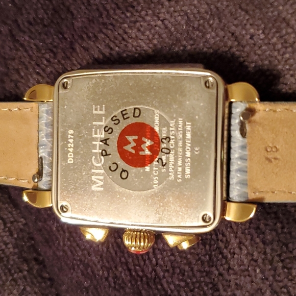 Michele Deco 2 tone watch main image 8